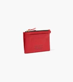 Marc Jacobs The Leather Top Zip Wristlet TRUE RED -Marc Jacobs MJI S125L01RE22 617 F8F8F8 1 1 ALT2