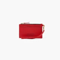 Marc Jacobs The Leather Top Zip Wristlet APPLE -Marc Jacobs MJI S125L01RE22 617 F8F8F8 1 1 MAIN 1