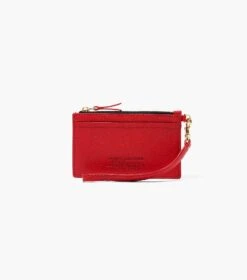 Marc Jacobs The Leather Top Zip Wristlet TRUE RED -Marc Jacobs MJI S125L01RE22 617 F8F8F8 1 1 MAIN 5