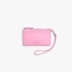 Marc Jacobs The Leather Top Zip Wristlet ARGAN OIL -Marc Jacobs MJI S125L01RE22 691 F8F8F8 1 1 MAIN 3