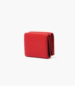 Marc Jacobs The Leather Medium Trifold Wallet TRUE RED -Marc Jacobs MJI S132L01RE22 617 F8F8F8 1 1 ALT1