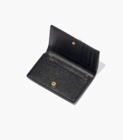 Marc Jacobs The Leather Small Bifold Wallet BLACK -Marc Jacobs MJI S133L01RE22 001 F8F8F8 1 1 ALT3