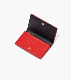 Marc Jacobs The Leather Small Bifold Wallet TRUE RED -Marc Jacobs MJI S133L01RE22 617 F8F8F8 1 1 ALT3