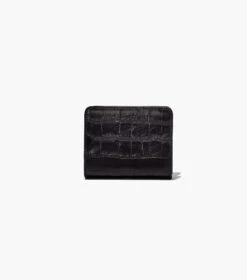 Marc Jacobs The Croc-Embossed Mini Compact Wallet BLACK -Marc Jacobs MJI S153L01SP22 001 F8F8F8 1 1 ALT1