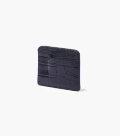 Marc Jacobs The Croc-Embossed Card Case BLACK -Marc Jacobs MJI S154L01SP22 001 F8F8F8 1 1 ALT1