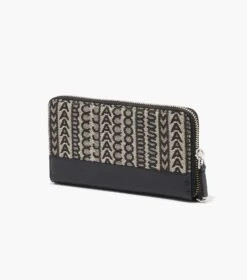 Marc Jacobs The Monogram Jacquard Continental Wristlet Wallet BEIGE MULTI -Marc Jacobs MJI S180M12FA22 261 F8F8F8 1 1 ALT1