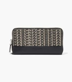 Marc Jacobs The Monogram Jacquard Continental Wristlet Wallet BEIGE MULTI -Marc Jacobs MJI S180M12FA22 261 F8F8F8 1 1 ALT4