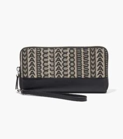 Marc Jacobs The Monogram Jacquard Continental Wristlet Wallet BEIGE MULTI -Marc Jacobs MJI S180M12FA22 261 F8F8F8 1 1 MAIN 1