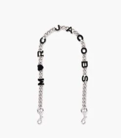 Marc Jacobs The Heart Charm Chain Shoulder Strap BLACK/SILVER -Marc Jacobs MJI S354M06RE22 053 F8F8F8 1 1 MAIN 2