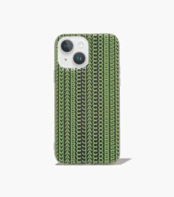 Marc Jacobs The Monogram IPhone Case 14 GREY/FLURO GREEN -Marc Jacobs MJI T501M03FA22 094 F8F8F8 1 1 MAIN 3