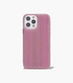Marc Jacobs The Monogram IPhone Case 14 Pro TAUPE/PINK -Marc Jacobs MJI T503M03FA22 296 F8F8F8 1 1 MAIN 1